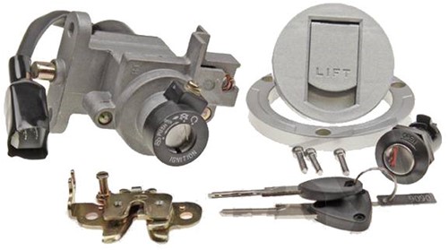 Contactslot Set Peugeot Speedfight 3 Inclusief Tankdop