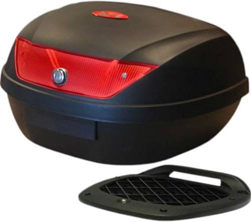 Topkoffer KXM Scooter 51L + Afneembare Slede 59.5 x 44 x 31.5cm