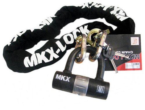 kettingslot scooter MKX lengte 120cm 4**** ART gekeurd U-lock