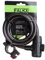 Fiets FALKX Kabelslot 12x180mm zwart