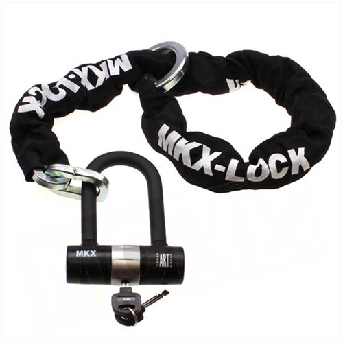 Kettingslot 120cm (Art Gekeurd) Scooter MKX 4**** ART Gekeurd Lang U-lock Ring Sluiting