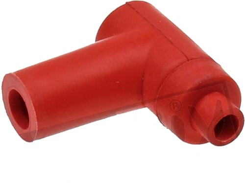 Bougiekap Race Siliconen Rood (Waterdicht)