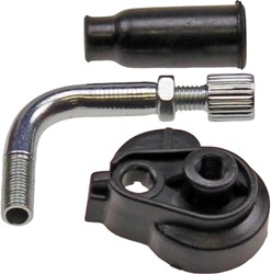 Gasschuifdeksel Dellorto Piaggio / Minarelli PHVA + Boog 12 T/m 17.5mm