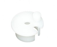 Gasnaald (19 T/m 21mm) Dellorto Tegenhouder Wit Plastic