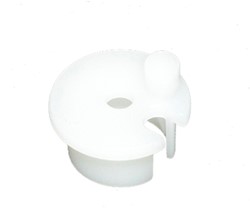 Gasnaald (19 T/m 21mm) Dellorto Tegenhouder Wit Plastic