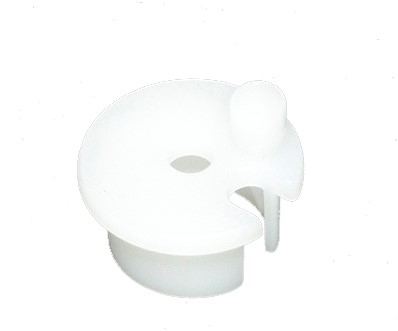 Gasnaald (12 T/m 17.5mm) Dellorto Tegenhouder Wit Plastic