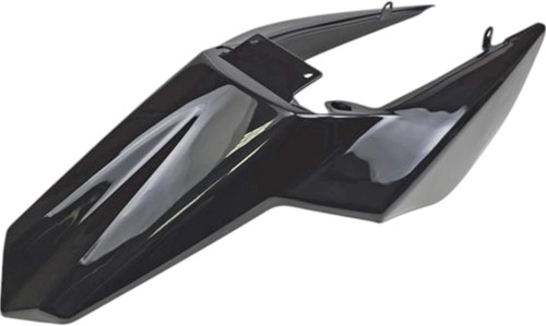 Achterscherm voor Derbi Senda 50 DRD Extreme 2010 T/m 2015 Zwart 