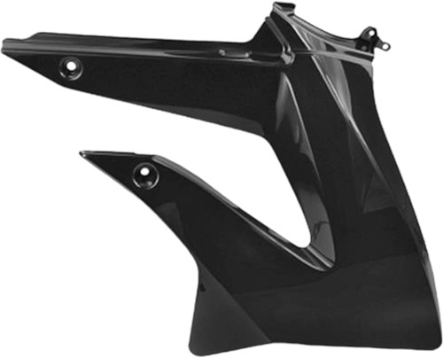 Benzinetank Cover Rechts voor Derbi Senda DRD X-treme 2011 T/m 2017 - Zwart 