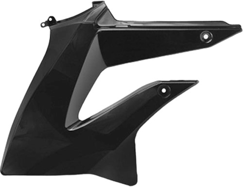 Benzinetank Cover Links voor Derbi Senda DRD X-treme 2011 T/m 2017 - Zwart 