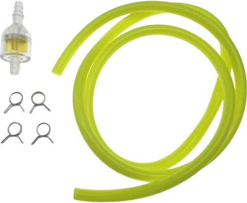Benzineslang / Filter Kit 5x8mm PVC 100cm Geel