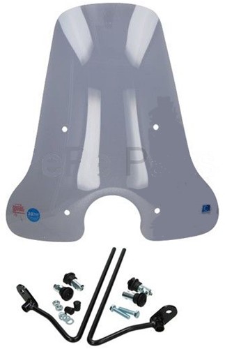 Windscherm Btc Cruise 4t + Montageset Hoog Smoke 72cm