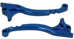 Remgreep Set CNC Blauw Yamaha Aerox T/m 2012 Power1