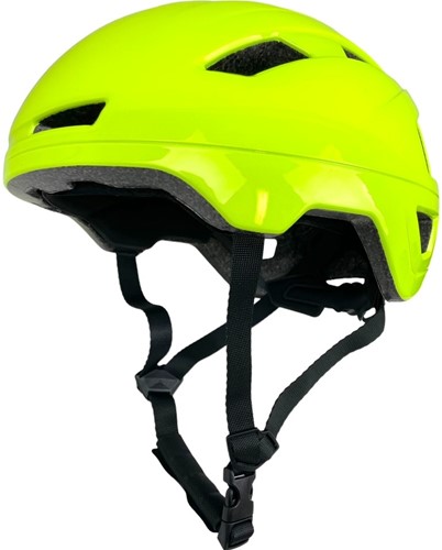 Helm DMP CAB Safety voor speed pedelec / snorfiets met Reflectie NTA-8776 gekeurd - Geel - Maat L 56-62cm