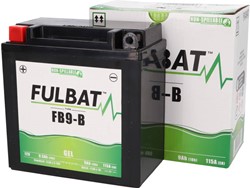 Accu FULBAT FB9-B 12volt 9.5Ah 138 x 77 x 141mm Onderhoudsvrij GEL