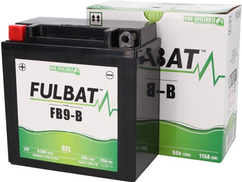 Accu FULBAT FB9-B 12volt 9.5Ah 138 x 77 x 141mm Onderhoudsvrij GEL