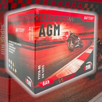 Accu Aplus YTX7L-BS 12volt 7Ah 114 x 70 x 130mm Onderhoudsvrij SLA-2