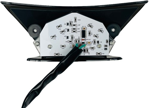 Achterlicht piaggio zip 2000 led evo 1 inclusief remlicht en dag rijverliching