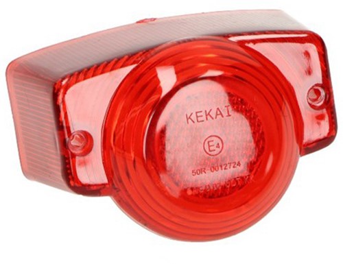 Achterlichtglas Origineel voor AGM / BTC / Grande Retro / Eagle Wing / Fosti rood