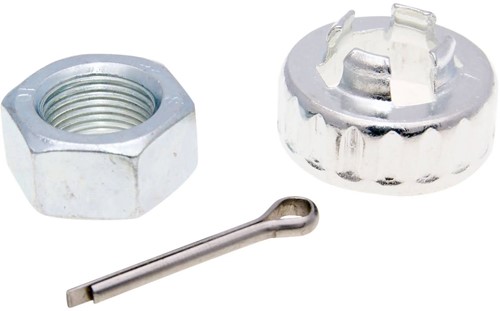 Achterwiel moer set voor Piaggio / Vespa / Aprilia / Derbi M18 x 1.25 mm 