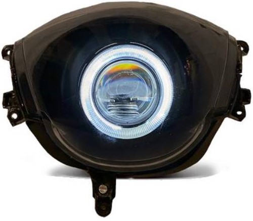 Koplamp ANGEL EYE Piaggio Zip 2000 Complete Unit [Witte Devil Eye]