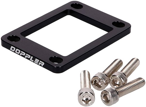 Ophoogplaat spruitstuk Doppler voor Minarelli AM6 / Derbi EDE50 / Derbi D50B0 5mm Zwart
