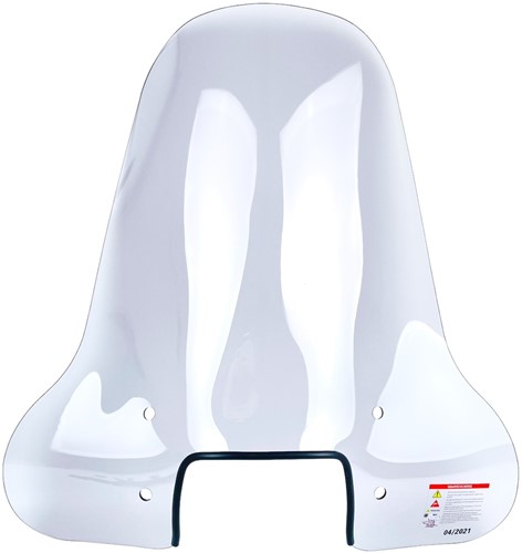 Windscherm Agm Vx 50 / Napoli / BTC Riva Sport + Montageset Helder hoog (Voor Vierkante Koplamp)