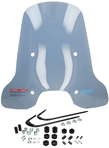 Windscherm Python Vespa Sprint Smoke Hoog + Bevestigingset