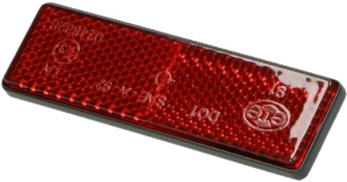 Reflector 90 x 35 mm rood 1 bout aansluiting M6
