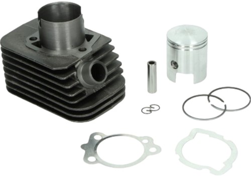 cilinder 60cc + zuiger vespa citta / si ciao 43mm pen 10 zuiger gietijzer