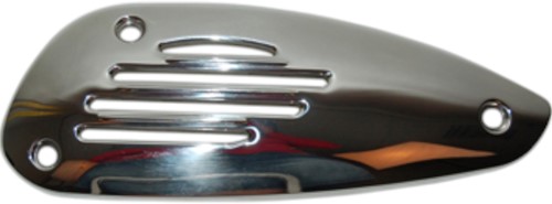 uitlaat hitteschild vespa LX 50 / vespa S / vespa LXV / piaggio Fly 4t 4v / primavera chroom origineel 8454655