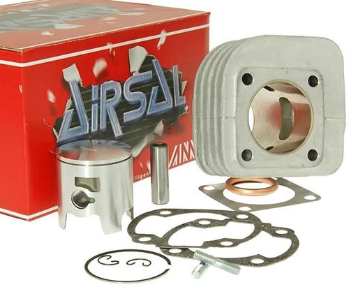Cilinder Airsal 70cc Kymco Dink 50 / Kymco G-Dink 50 / Kymco Grand Dink 50 / Kymco People 50 / Kymco Super 9 / Kymco Yup 50 / Kymco Vitality 50 (Lucht Gekoelde Versie)