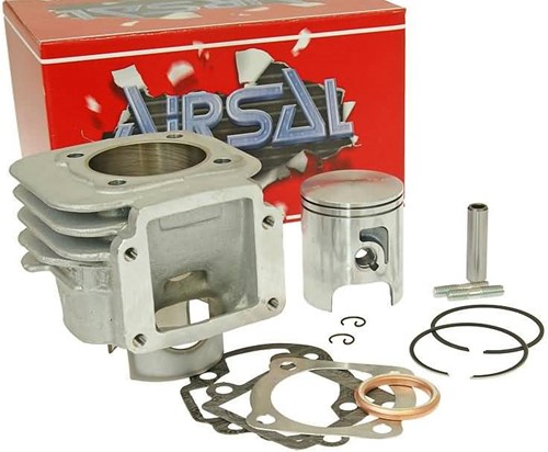 Cilinder Airsal 70cc Tech Piston 47.6mm Yamaha slider / Mbk Booster / Mbk Stunt / Aprilia Amico / Yamaha Bws