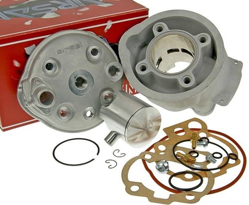 Cilinder Airsal 70cc Yamaha Tzr 50 / Minarelli Am6 / Aprilia RS 50 / Beta RR 50 Enduro / MBK X-Limit / Malaguti XSM / Malaguti XTM / Motorhispania Furia 50 / Motorhispania RYZ 50 / Peugeot XP6 / Rieju