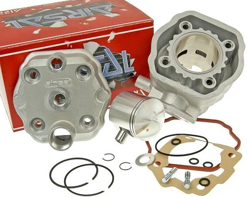 Cilinder Airsal 76.6cc Racing 50mm Derbi GPR 50 Racing / Derbi Senda 50 R / Derbi Senda 50 R DRD Racing LTD / Derbi Senda 50 R X-Race / Derbi Senda 50 SM DRD Racing / Derbi Senda 50 SM X-Treme