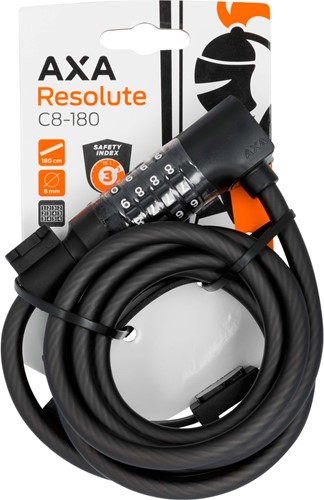 Fiets Kabelslot Axa code Resolute C180/8