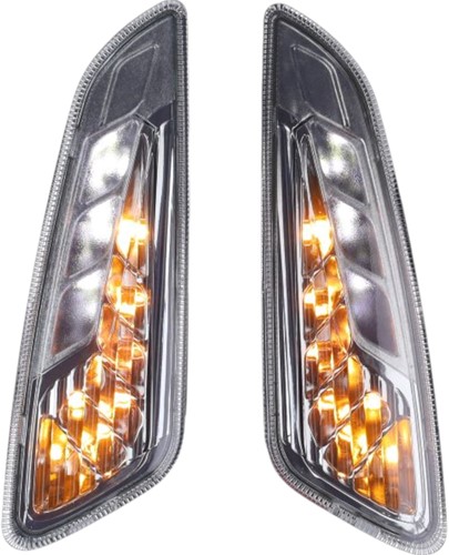 Knipperlichtset DMP Led Vespa Sprint en Primavera Licht Smoke met Dagrijverlichting