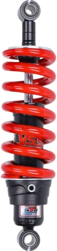 Schokbreker YSS DTG Hybrid S Mono Derbi / Aprilia / Gilera 290mm Rood