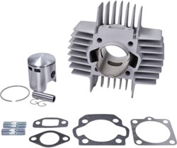 Cilinder Power1 Racing 6-poorts 70cc 45mm Puch Maxi (7 Koelribben)