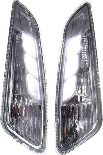 Knipperlichtset Led DMP Voor Vespa Sprint en Primavera Voorzijde Smoke-2