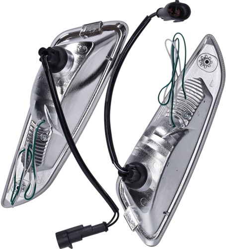 Knipperlichtset Led DMP Voor Vespa Sprint en Primavera Voorzijde Smoke