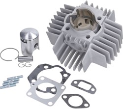 Cilinder Power1 Racing 6-Poorts 50cc 38mm Puch Maxi (7 Koelribben)