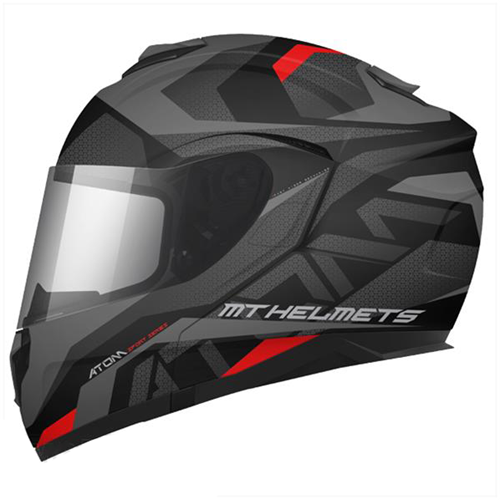 Systeemhelm MT helmets Atom Skill Mat Zwart Maat XXL - 63-64cm