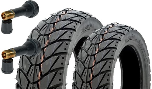 Bandenset 13inch - 130 X 60 X 13inch - 140 X 60 X 13inch Kenda 4 Seizoenen Band + 2 Ventielen