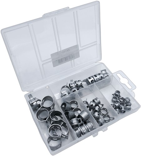 Benzineslang Klemveer Set (50stuks) Universeel Diversen Maten