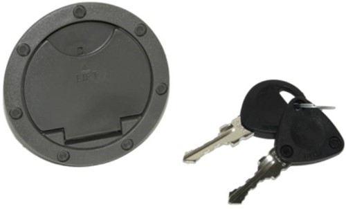 benzinetankdop yamaha aerox tot 2012 / cpi aragon - grijs - inclusief slot