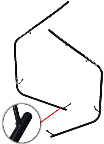 Valbeugelset, Sierbeugelset NIU N-serie [Glans Zwart]
