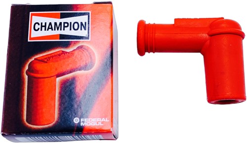 Bougiekap Rood Waterdicht (Siliconen) Champion PR05M