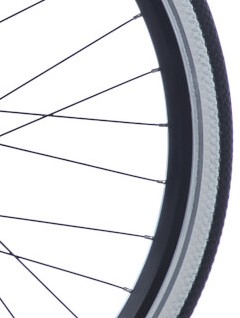 Fiets Buitenband Cortina btb Canberra 28 x 1.75 zw/wit refl