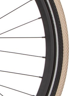 Fiets Buitenband Cortina btb Canberra 28 x 1.75 khaki/zwart refl
