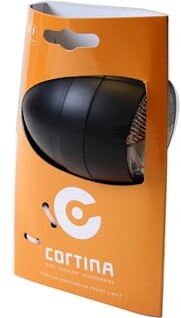 Fiets Cortina koplamp Amsterdam dynamo zwart